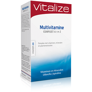 Vitalize Multivitamine Compleet A-Z Tabletten 60TB