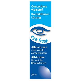 Eye Fresh Contactlens vloeistof Alles-in-één 250ML Eye Fresh Contactlens vloeistof Alles-in-één 250ML