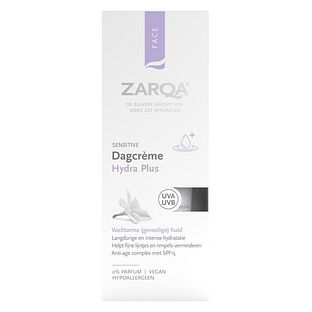 Zarqa Sensitive Dagcrème Hydra Plus 0% Parfum SPF15 50ML
