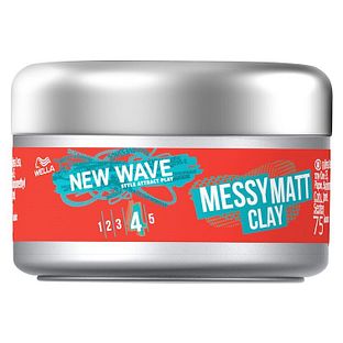 Wella New Wave Messy Matt Clay 75ML Wella New Wave Messy Matt Clay 75ML