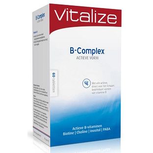 Vitalize B-Complex Actieve Vorm Tabletten 60TB