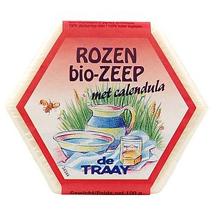 De Traay Zeep Rozen met calendula 100GR De Traay Zeep Rozen met calendula 100GR