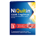 Niquitin Clear Pleisters 7mg Stap 3 7ST