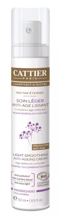 Cattier Light Smooting Anti-Ageing Cream Normal to Combination Skin afbeelding