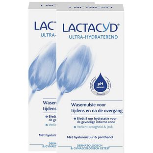 Lactacyd Ultrahydraterende Wasemulsie - voor tijdens en na de overgang 2x200ML