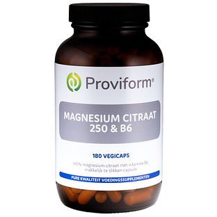 Proviform Magnesium Citraat 250 mg & B6 Capsules 180VCP