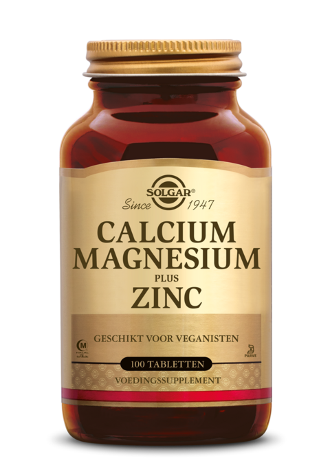 Solgar Calcium Magnesium plus Zink Tabletten afbeelding