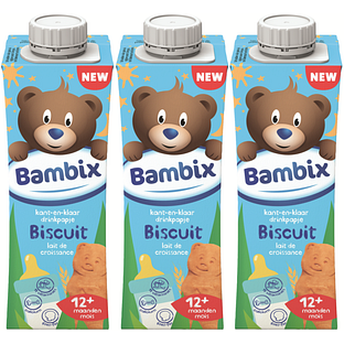 Bambix Drinkpap Kant-en-Klaar Biscuit 12+ 750ML Bambix Drinkpap Kant-en-Klaar Biscuit 12+ 750ML