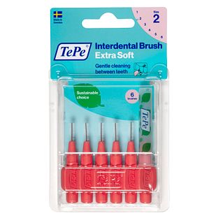TePe Interdentale Rager Extra Soft Rood 0,5mm 6ST