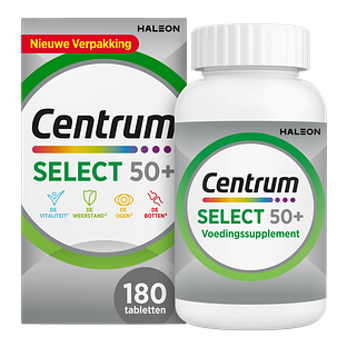 Centrum Select 50+ Multivitaminen Tabletten 180TB