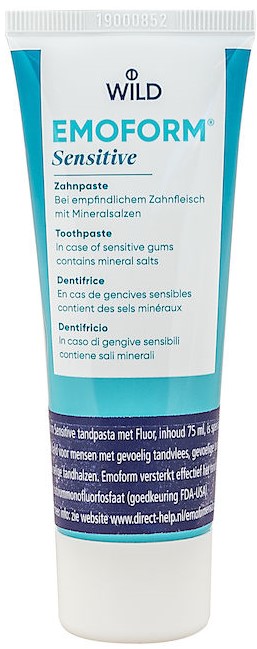 Emoform Tandpasta Sensitive Fluoride afbeelding