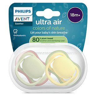 Avent Ultra Air Fopspeen Colors of Nature 18M+ 2ST