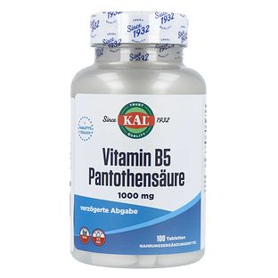 Kal Vitamine B5 Pantotheenzuur 1000MCG Tabletten 100ST
