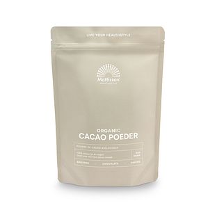 Mattisson HealthStyle Biologische Cacao Poeder 300GR Mattisson HealthStyle Biologische Cacao Poeder 300GR