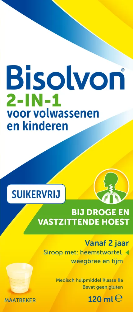 Bisolvon 2-in-1 Suikervrij afbeelding