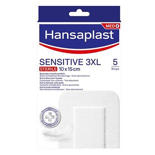 Hansaplast Pleisters Sensitive XXXL 5ST
