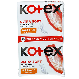 Kotex Ultra Soft Normal Maandverband 16ST