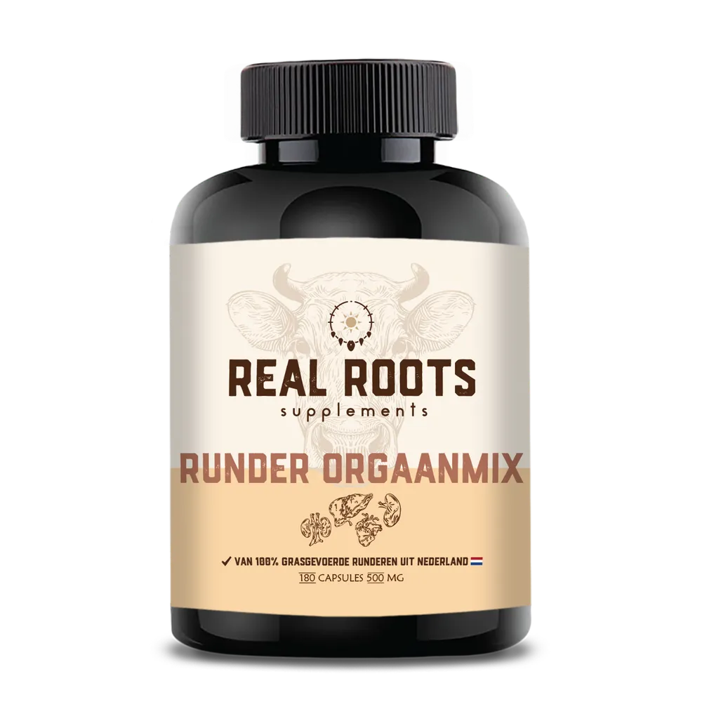 Real Roots Runder Orgaanmix Capsules 180CP