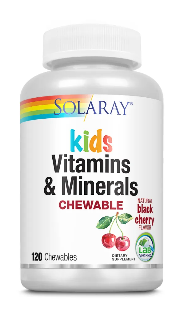 Solaray Kids Vitamins & Minerals Kauwtabletten 120KTB