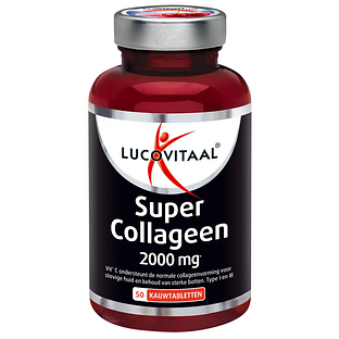 Lucovitaal Super Collageen Kauwtabletten 50KTB Lucovitaal Super Collageen Kauwtabletten 50KTB