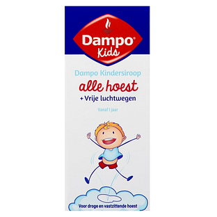 Dampo Kindersiroop Alle Hoest + Vrije Luchtwegen 100ML Dampo Kindersiroop Alle Hoest + Vrije Luchtwegen 100ML
