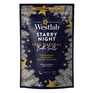 Westlab Badzout Starry Night - Kaneel, Gember en Kruidige Sinaasappel 1KG