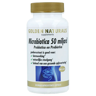 Golden Naturals Microbiotica 50 Miljard Capsules 30VCP
