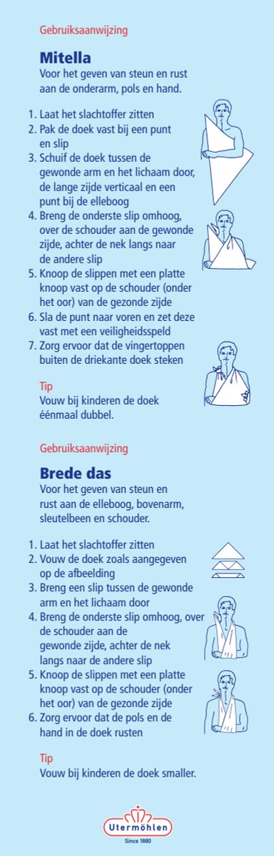 Mitella afbeelding van document #1, instructions