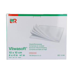 Lohmann & Rauscher Vliwasoft Kompres 10x10cm 150ST