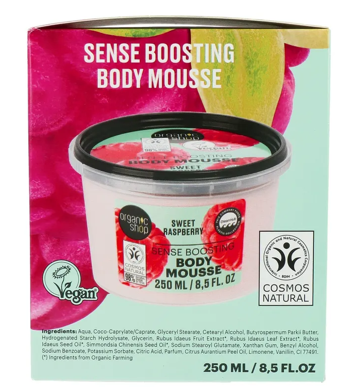 Organic Shop Sense Boosting Body Giftset Sweet Raspberry