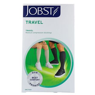 Jobst Travel Socks Zwart 45-46 1PR