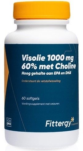Fittergy Visolie 1000mg 60% Met Choline Capsules 60SG