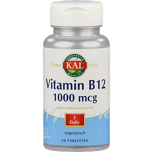 Kal Vitamine B12 1000mcg Tabletten 50TB