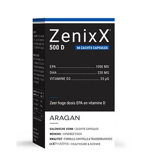 ixX ZenixX 500 D Softgels 60SG ixX ZenixX 500 D Softgels 60SG