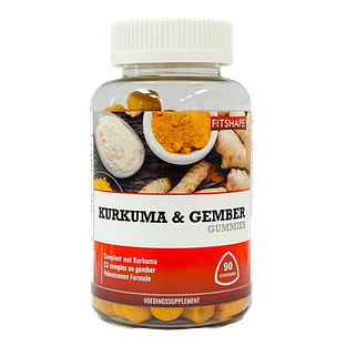 Fitshape Kurkuma & Gember Gummies 90ST