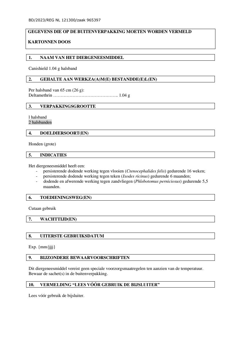 FIPROtec tegen Vlooien en Teken Grote Honden afbeelding van document #9, leaflet