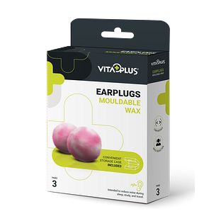 Vitaplus Earplugs Mouldable Wax 3PR