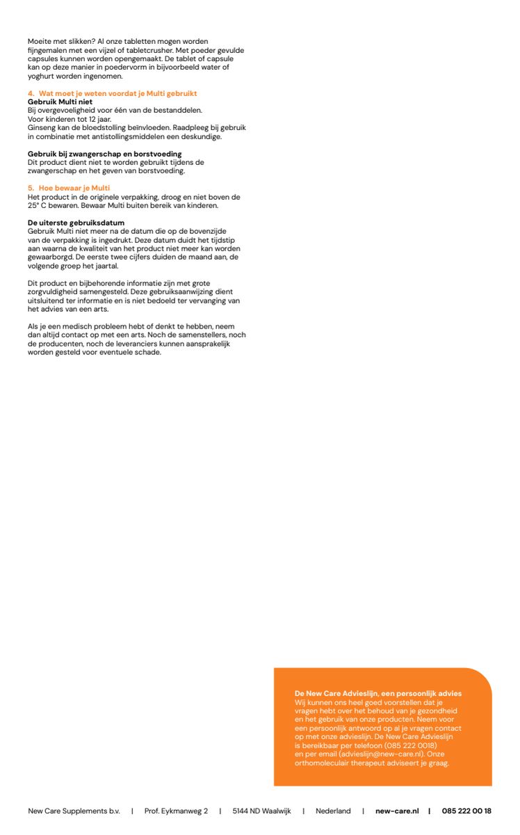 Multi Tabletten afbeelding van document #2, instructions