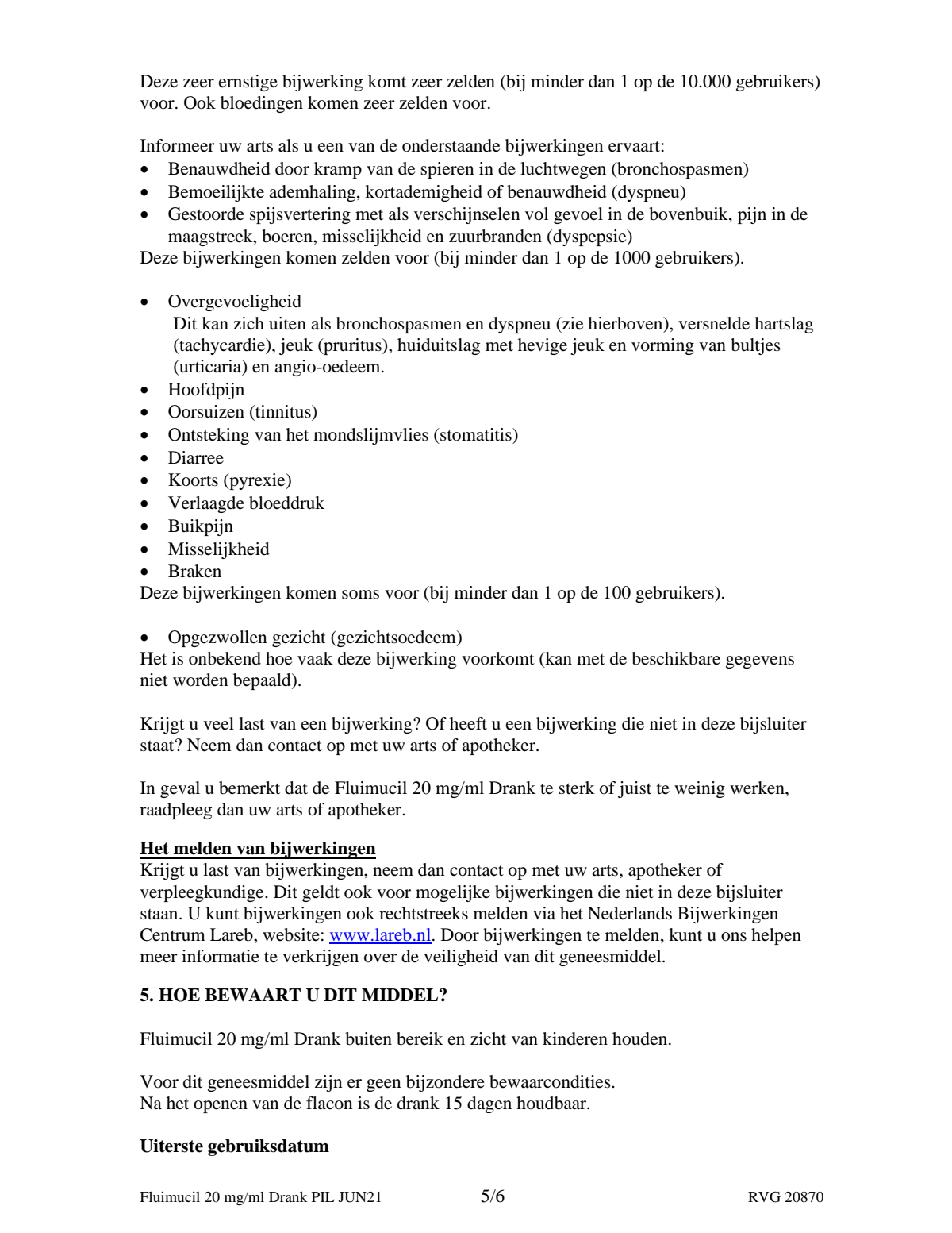 20mg (2%) Drank afbeelding van document #5, leaflet