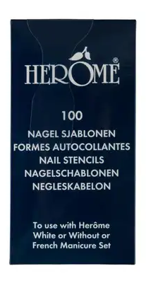 Herome 100 Nagel Sjablonen afbeelding