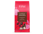 Vivani Choco Dragées Cranberry 75GR Vivani Choco Dragées Cranberry 75GR