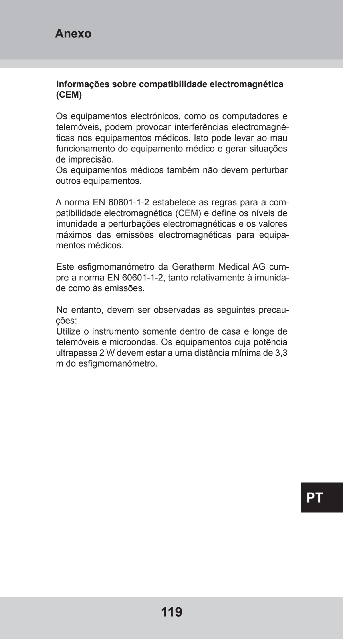 Bovenarm Bloeddrukmeter Desktop afbeelding van document #119, instructions