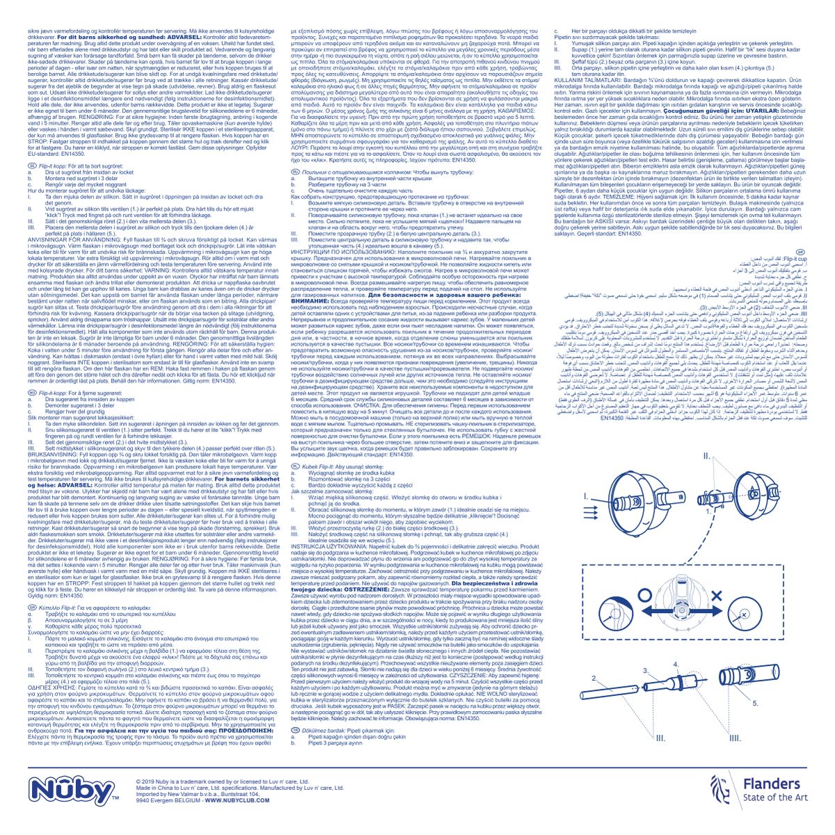 Flip It Antilekbeker afbeelding van document #2, instructions