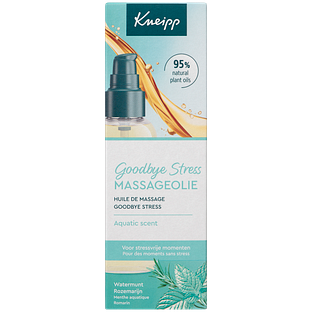 Kneipp Goodbye Stress Massageolie Watermunt Rozemarijn 100ML