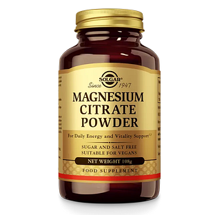 Solgar Magnesium Citrate Powder 108GR