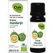 Oak Organic Groene Mandarijn Olie 10ML Verpakking met flesje ernaast