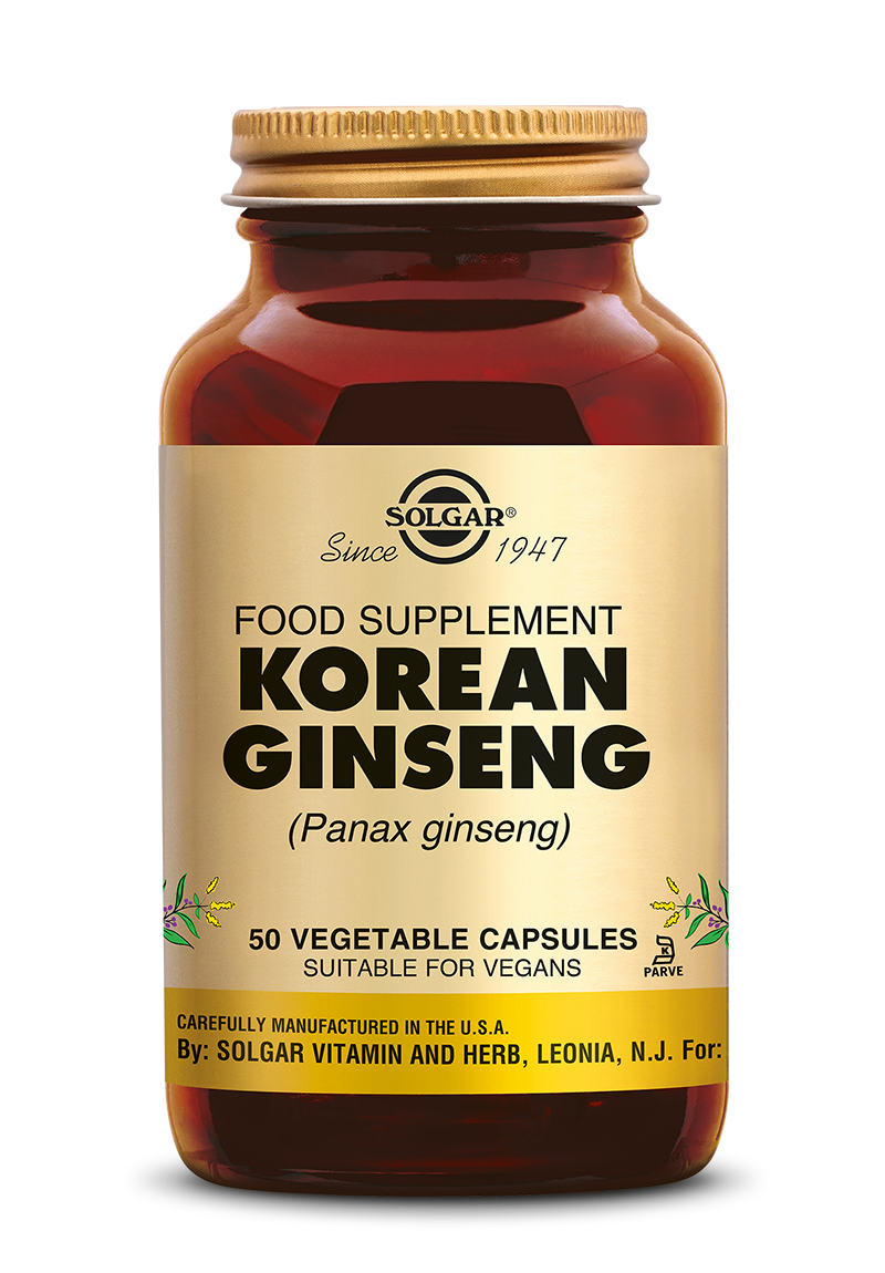 Solgar Ginseng Korean Capsules 50VCP