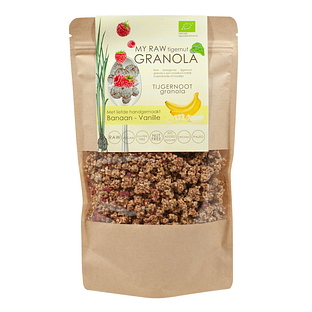 Vitiv My Raw Tigernut Granola Banaan Vanille 230GR Vitiv My Raw Tigernut Granola Banaan Vanille 230GR