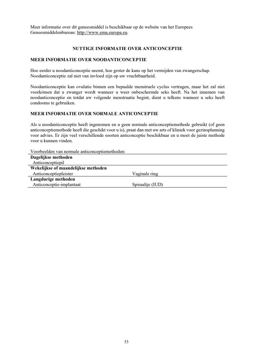 Noodanticonceptie Tablet afbeelding van document #53, leaflet