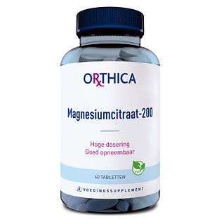 Orthica Magnesiumcitraat-200 Tabletten 60TB